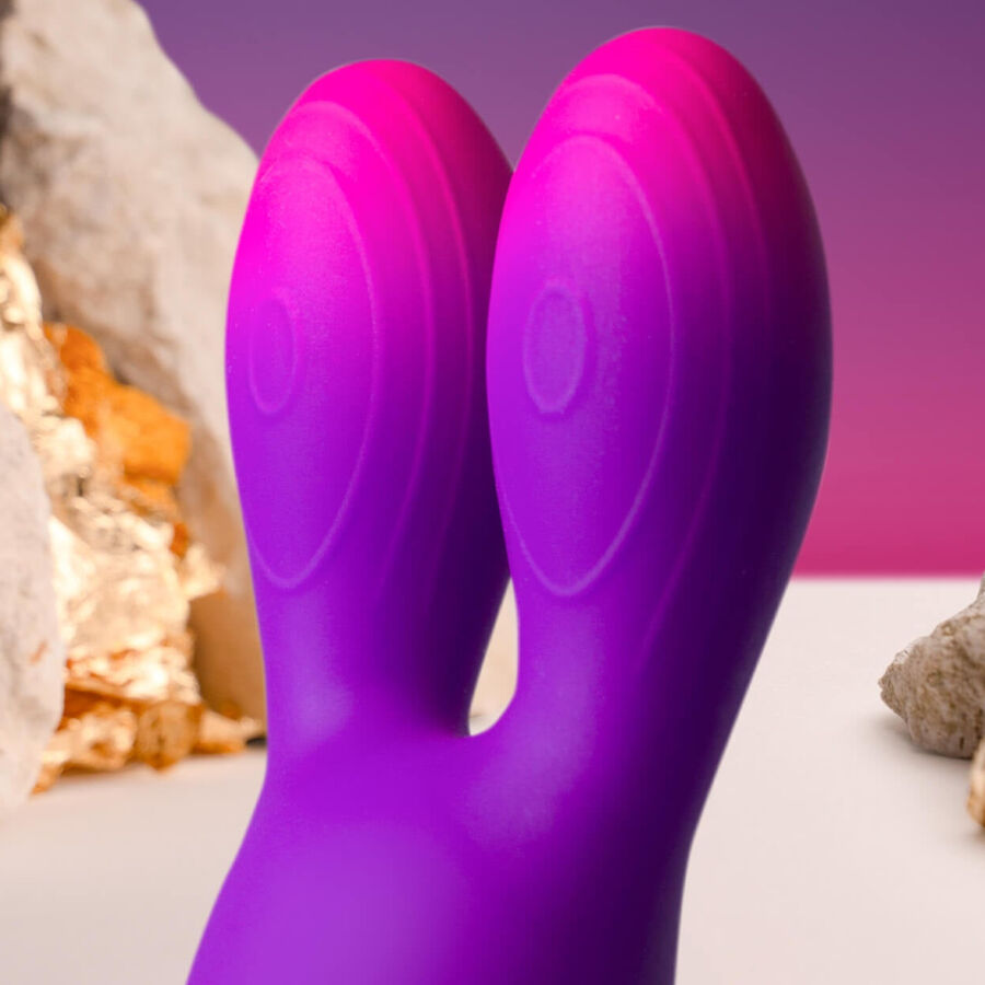 ROCKS-OFF GLO-GIRL BUNNY VIBRATEUR FLEXIBLE VIOLET — vue alternative