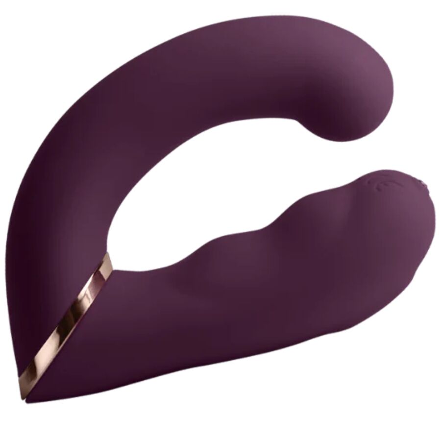 ROCKS-OFF Gemini Double Vibrateur Stimulateur Clitoris Point G Violet - Aura Intime