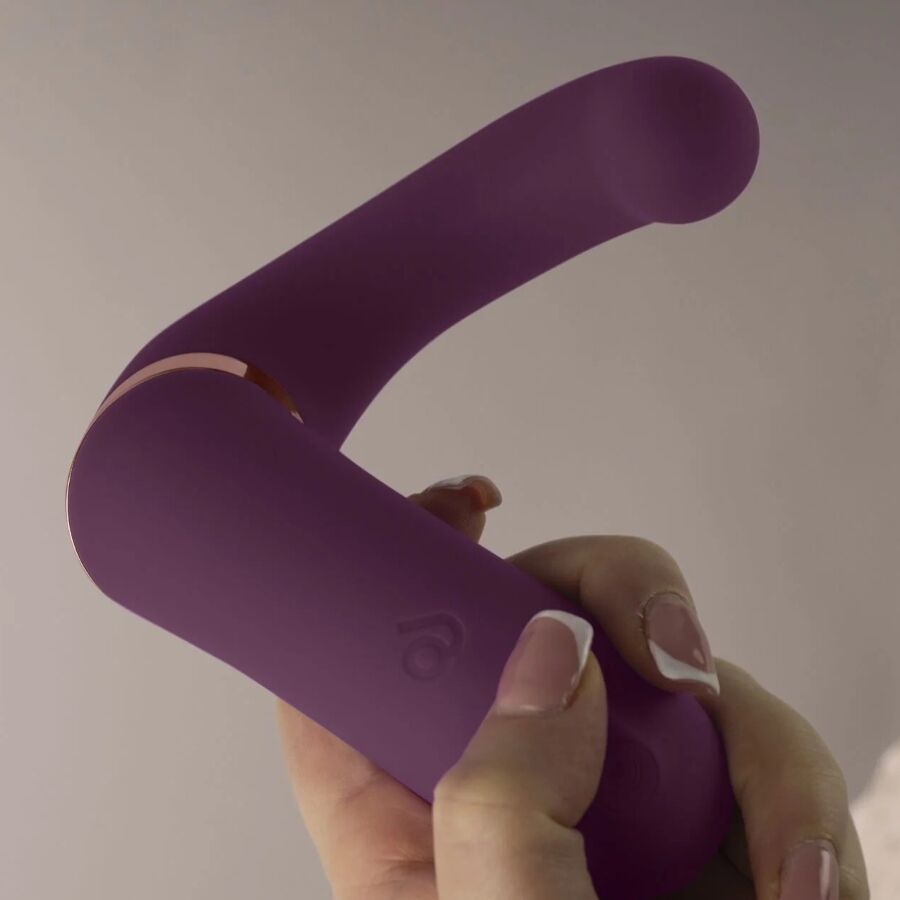 ROCKS-OFF Gemini Double Vibrateur Stimulateur Clitoris Point G Violet — vue alternative