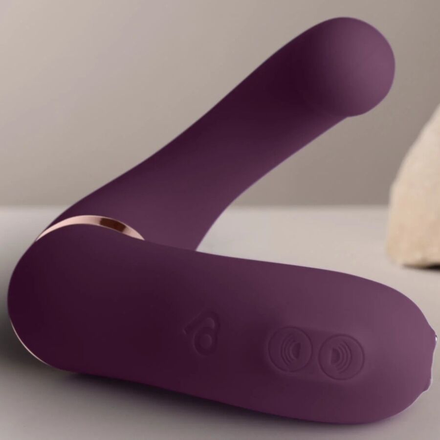 ROCKS-OFF Gemini Double Vibrateur Stimulateur Clitoris Point G Violet — vue arrière