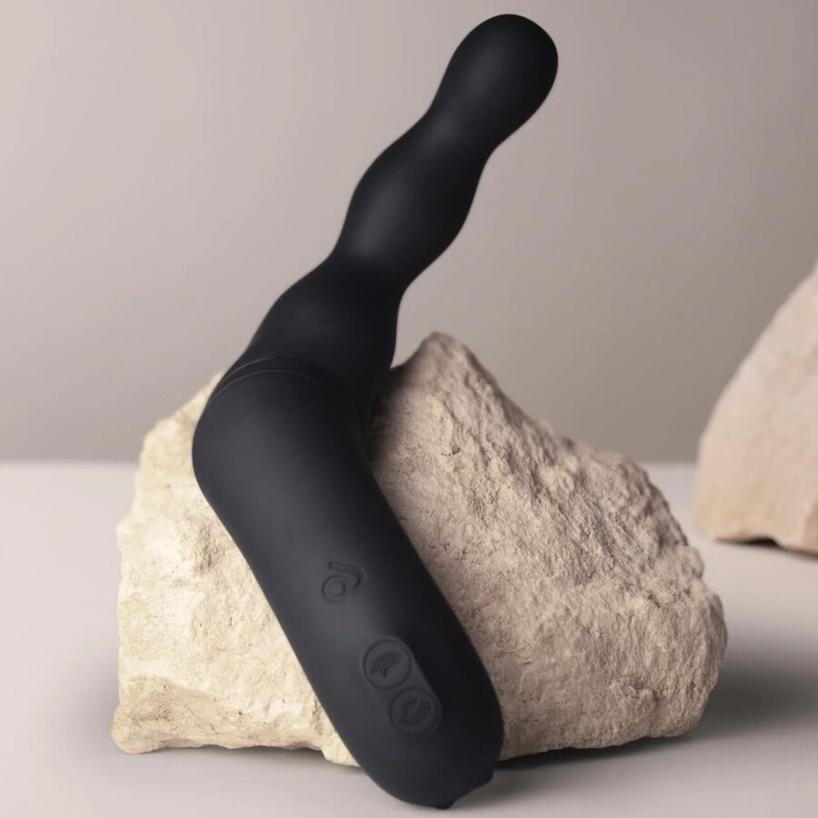 ROCKS-OFF Adaptateur Vibrateur Prostatique Anal Noir — vue arrière