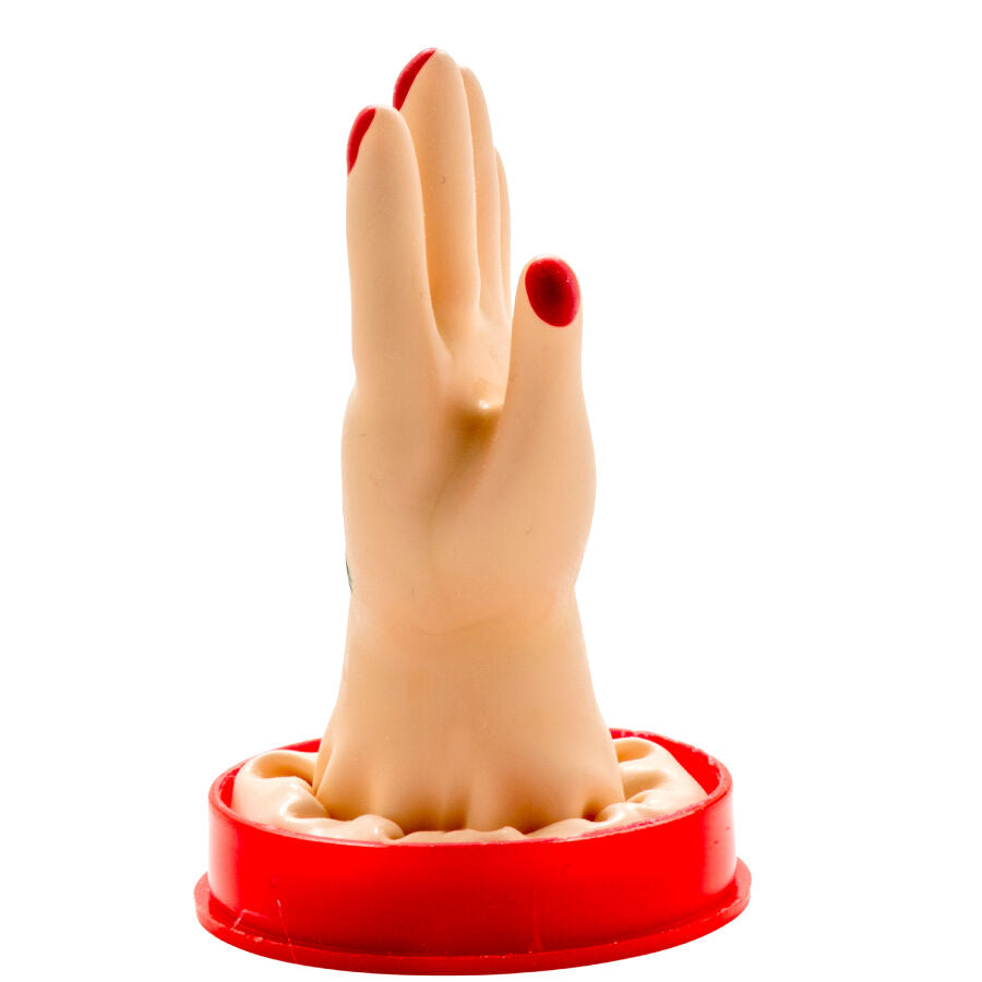 CONDOMERIE Préservatifs Fantaisie Peints À Main Modèle Main 1 — vue arrière