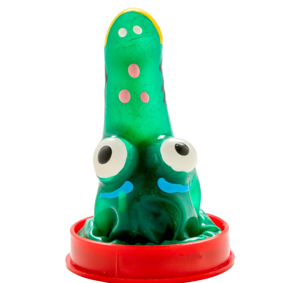 CONDOMERIE Préservatifs Fantaisie Peints À Main Modèle Crocodile 1 — vue alternative