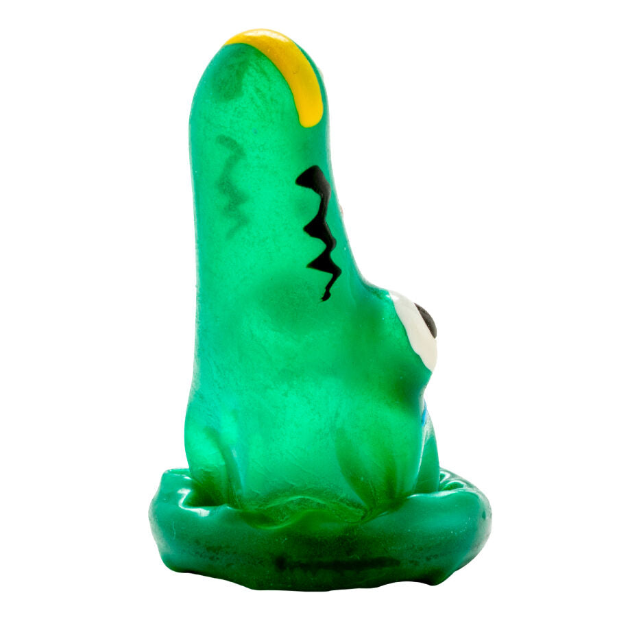 CONDOMERIE Préservatifs Fantaisie Peints À Main Modèle Crocodile 1 — vue arrière