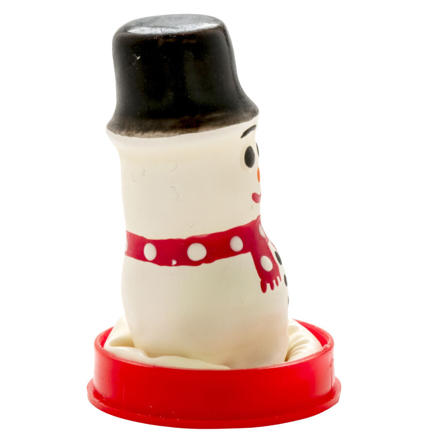 CONDOMERIE Préservatifs Fantaisie Peints À Main Bonhomme Neige — vue détaillée