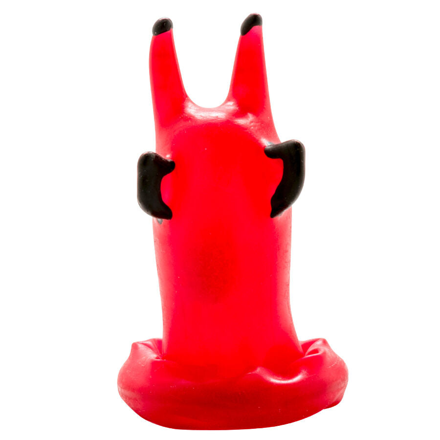 CONDOMERIE Préservatifs Fantaisie Peints À Main Red Devil — vue alternative