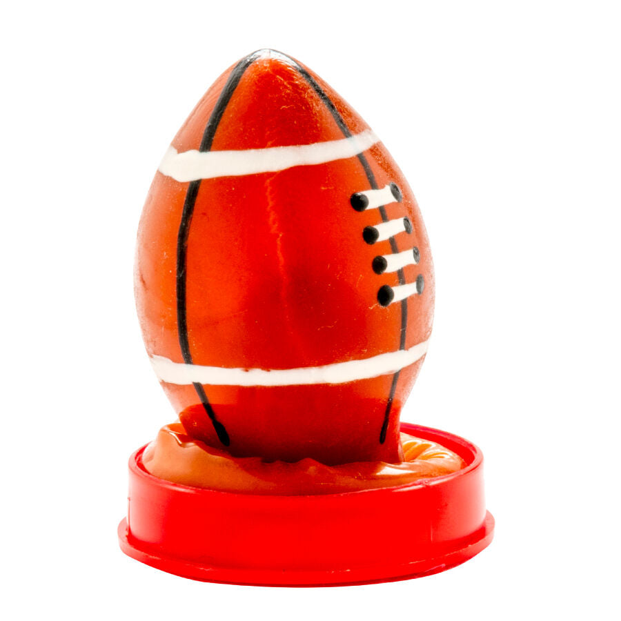 CONDOMERIE Préservatifs Fantaisie Peints À Main Ballon Rugby — vue détaillée