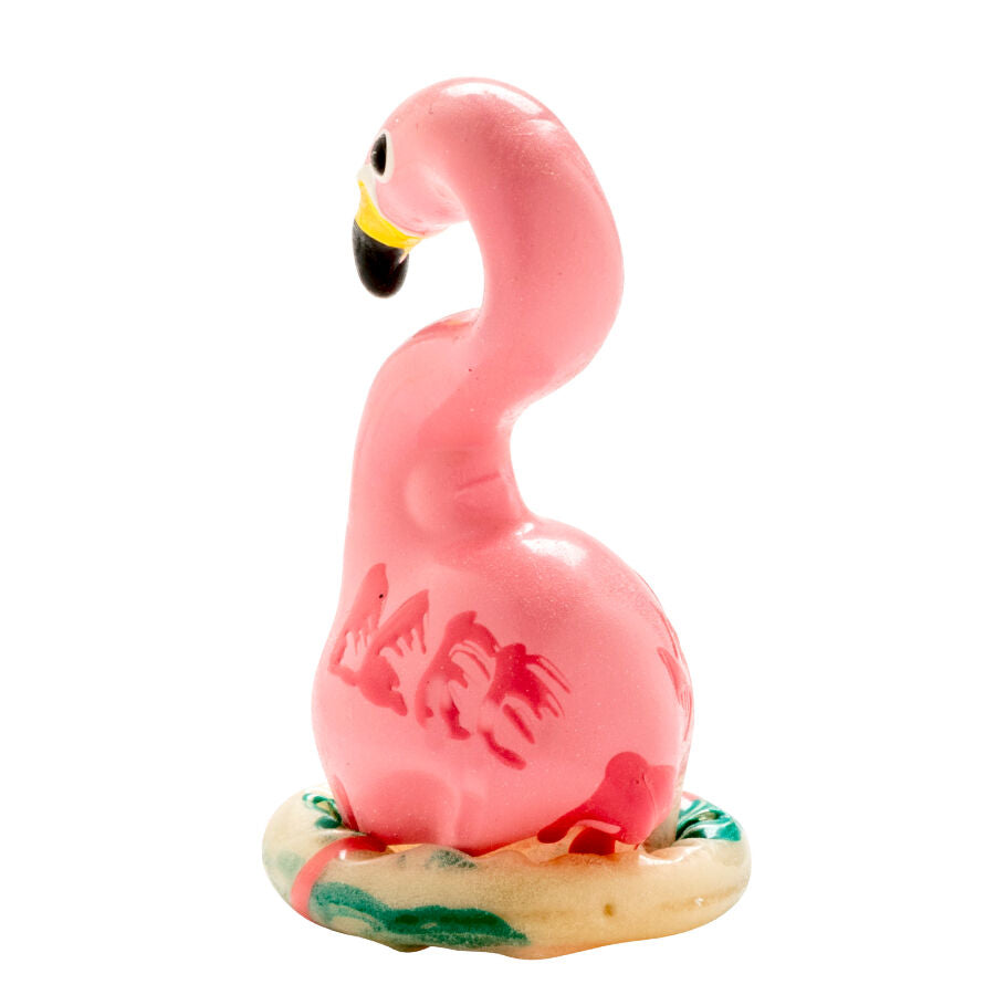 CONDOMERIE Préservatifs Fantaisie Peints À Main Rose Flamant — vue alternative