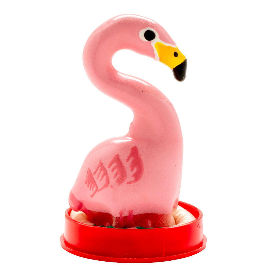 CONDOMERIE Préservatifs Fantaisie Peints À Main Rose Flamant — vue détaillée