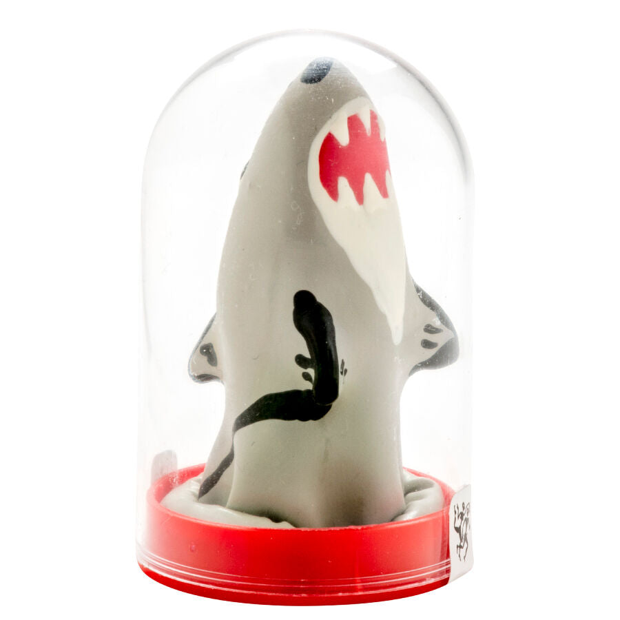 CONDOMERIE Préservatifs Fantaisie Peints À Main Modèle Requin 1 - Aura Intime