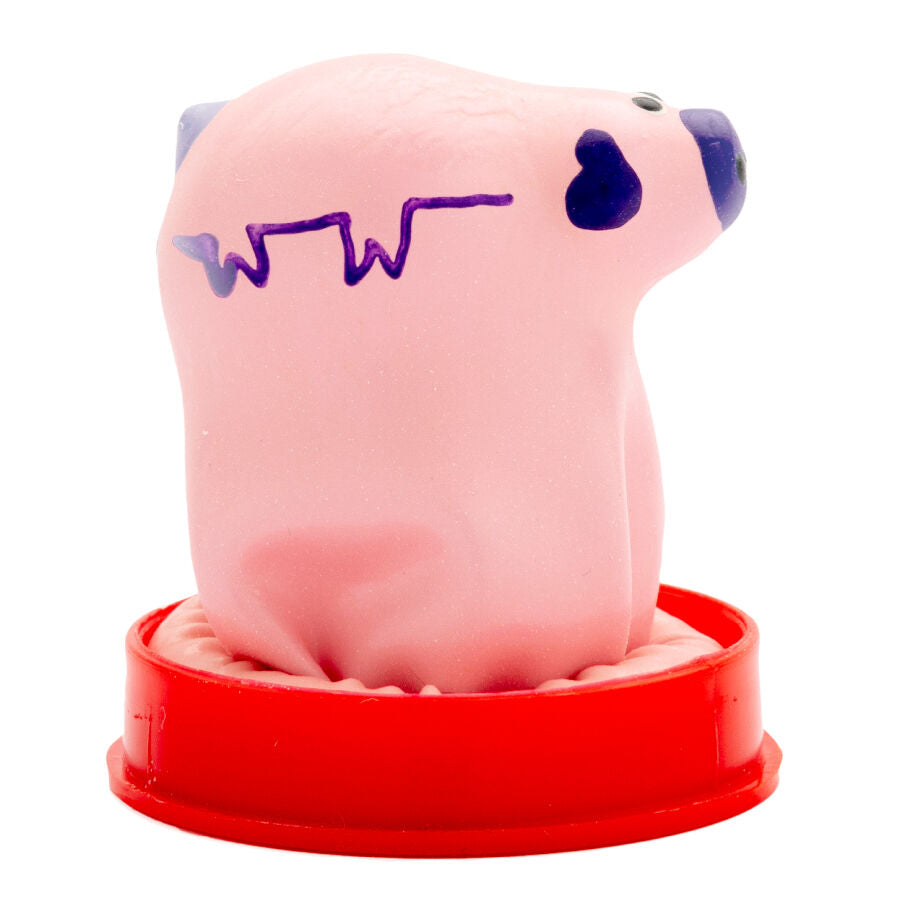CONDOMERIE Préservatifs Fantaisie Peints À Main Petit Cochon — vue détaillée