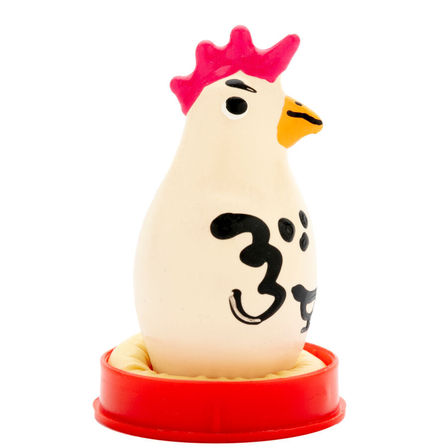 CONDOMERIE Préservatifs Fantaisie Peints À Main Coq Cocky — vue détaillée