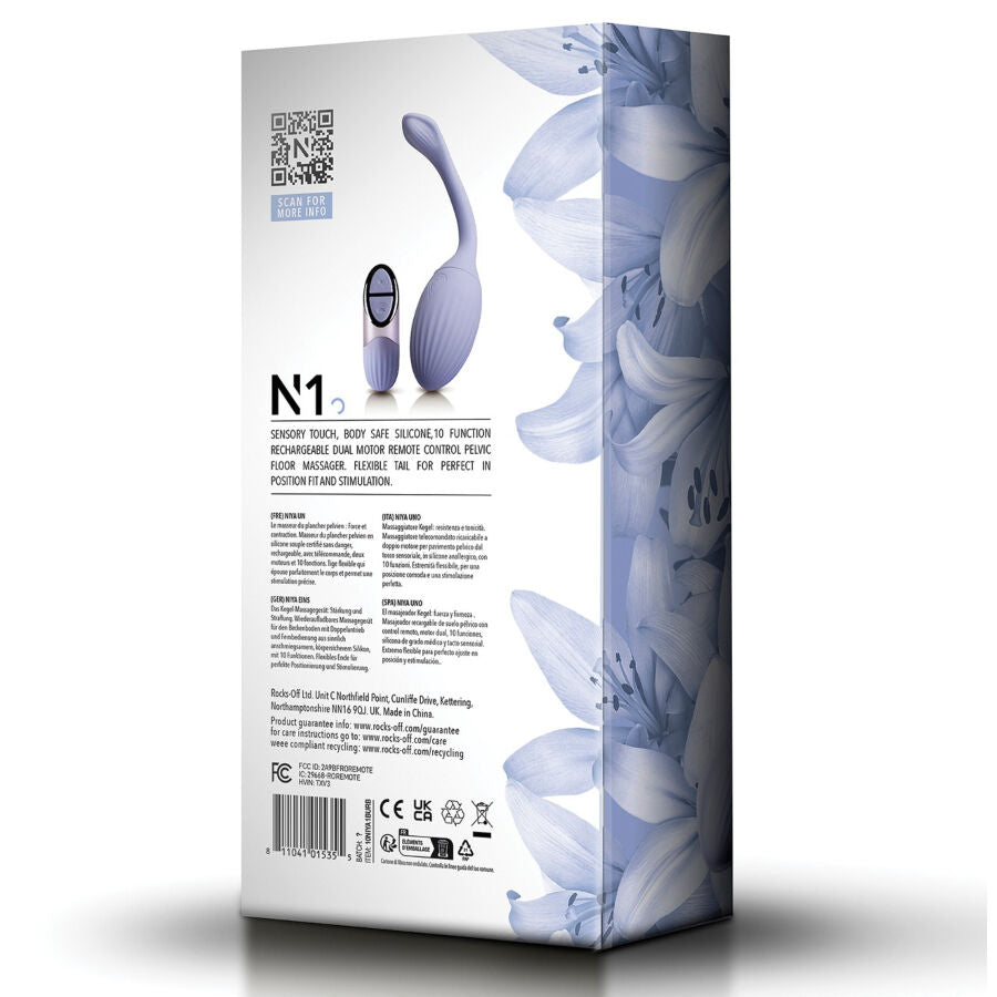 NIYA N1 Masseur Pelvien Kegel Télécommande — accessoires inclus