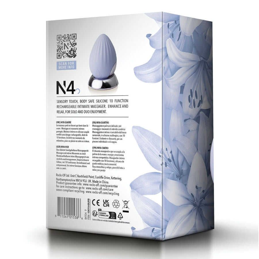 NIYA Masseur Intime À Stimulation Externe N4 — accessoires inclus