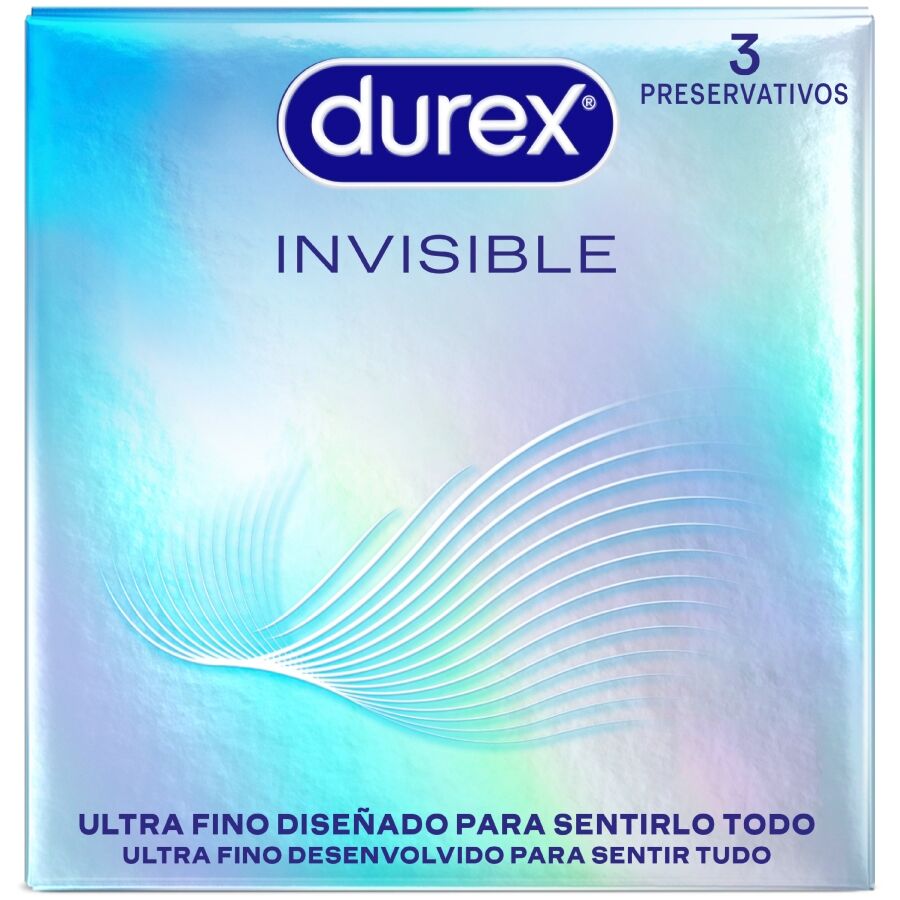DUREX CONDOMS Préservatifs Ultra Fins Invisibles 3 Unités - Aura Intime