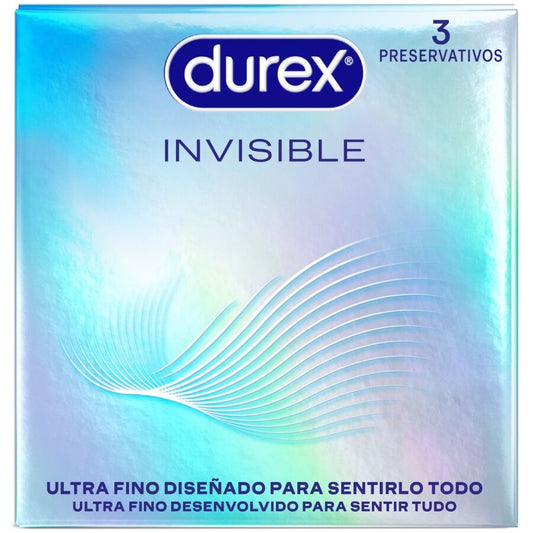 DUREX CONDOMS Préservatifs Ultra Fins Invisibles 3 Unités - Aura Intime
