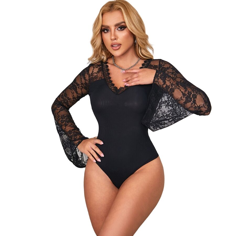 SUBBLIME BODIES TEDDY MOTIF FLORAL S / M — vue détaillée