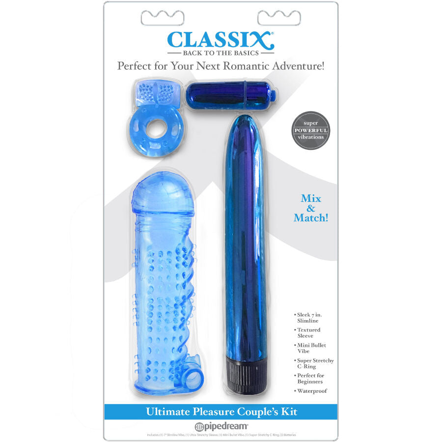 CLASSIX - Kit De Plaisir Ultime Pour Couples Azul