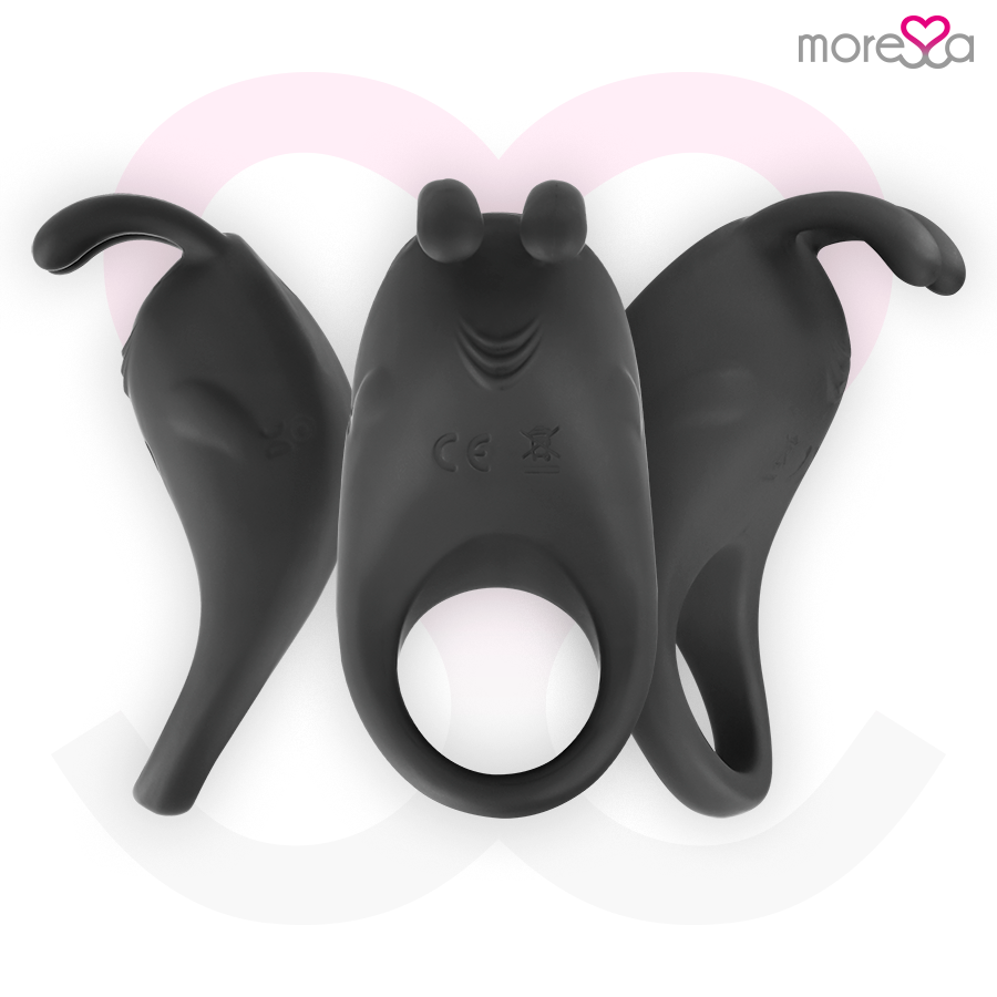 MORESSA Brad Premium Silicone Rechargeable Noir — vue détaillée