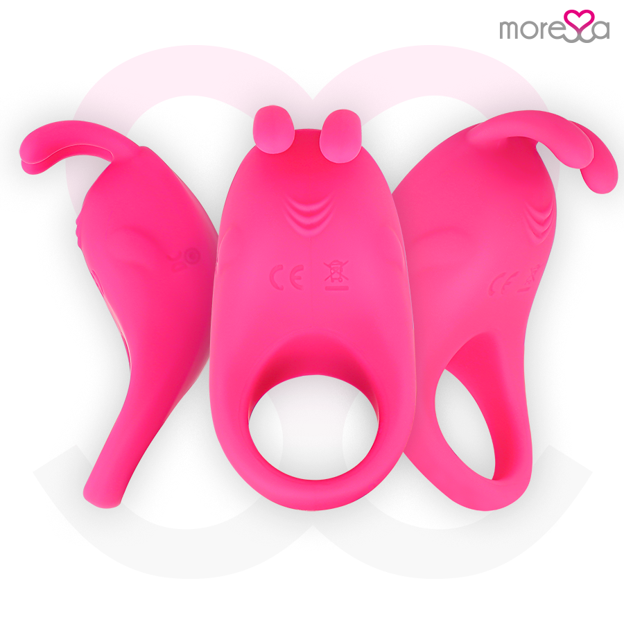 MORESSA Brad Premium Silicone Rechargeable Rose — vue détaillée