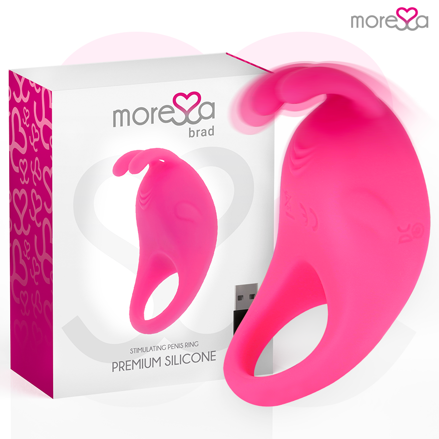 MORESSA Brad Premium Silicone Rechargeable Rose - Aura Intime