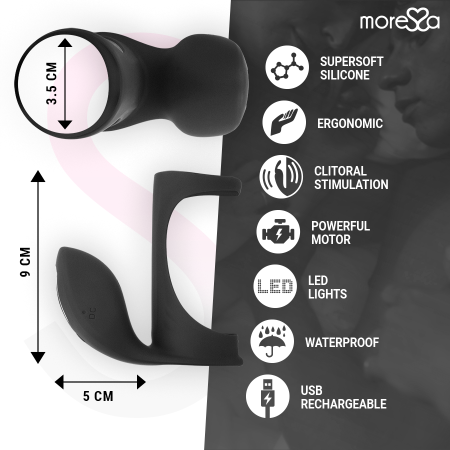 MORESSA - Brandon Vibrating Ring with Sheath