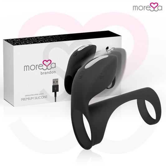 MORESSA ANNEAU VIBRATEUR BRANDON COUVERCLE - Aura Intime