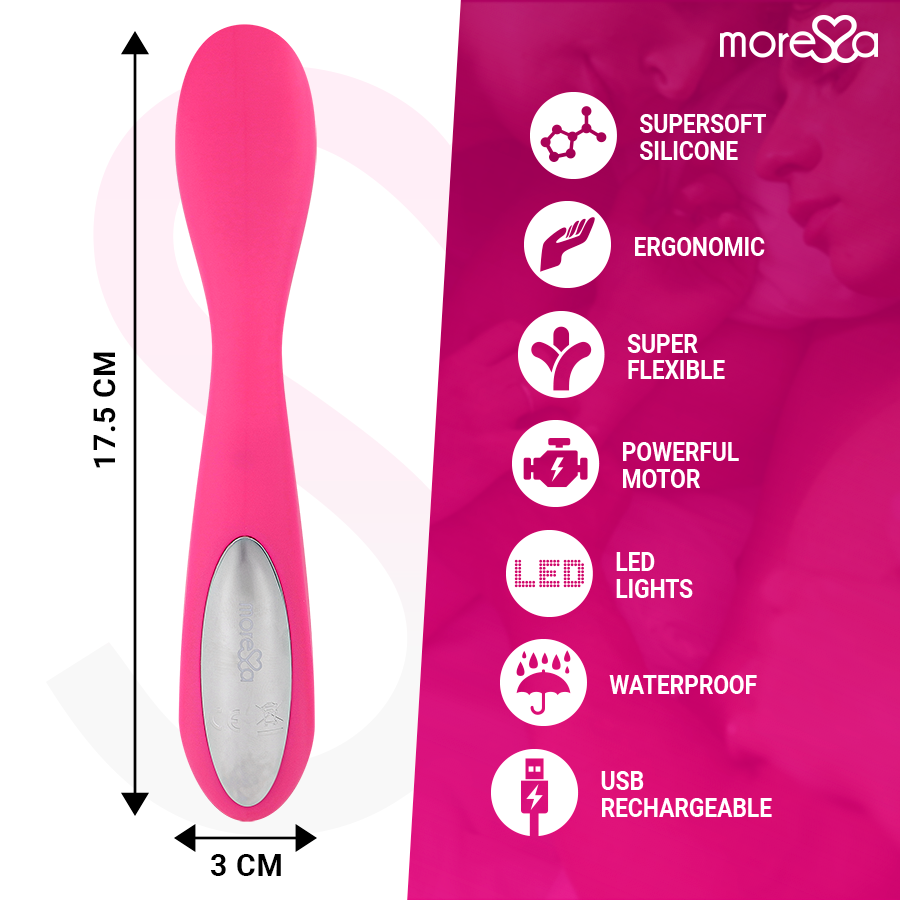 MORESSA Druso Rechargeable Silicone Premium — vue arrière