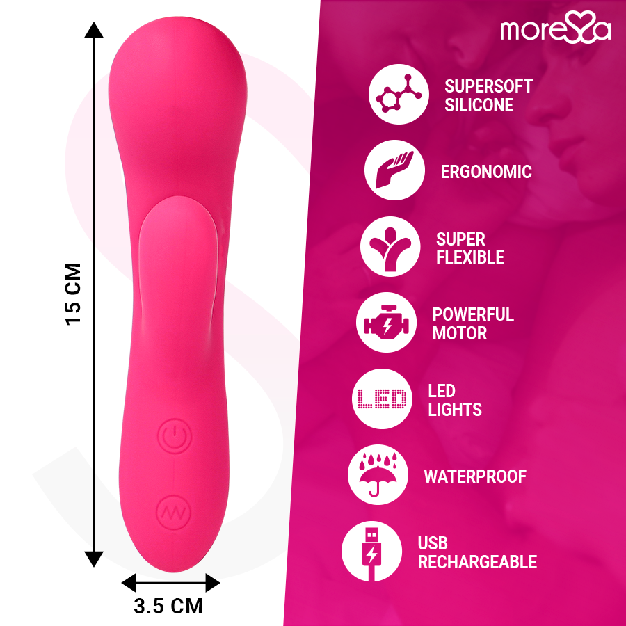 MORESSA Jerry Rechargeable Silicone Premium — vue arrière