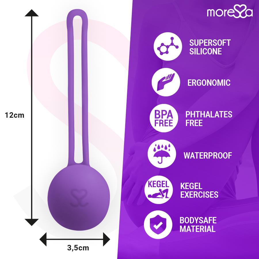 MORESSA Osian One Premium Silicone Lilas — vue arrière