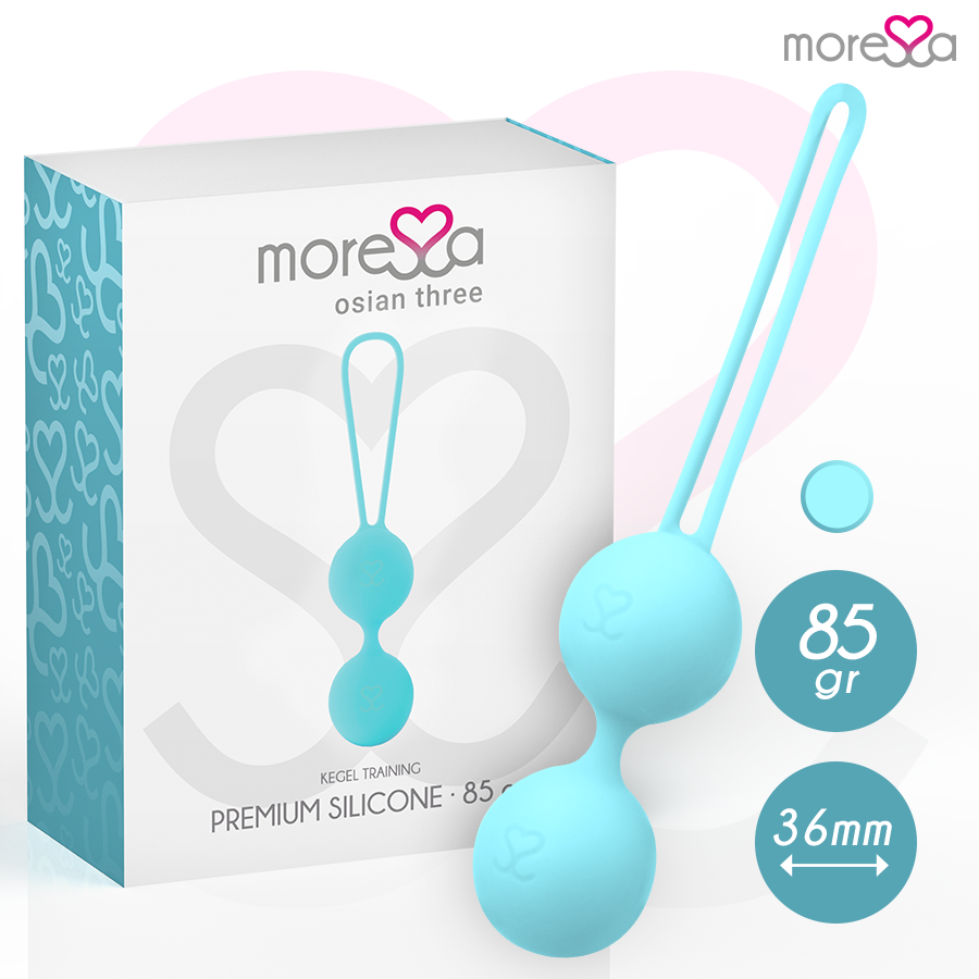 MORESSA Osian Trois Silicone Turquoise Premium - Aura Intime
