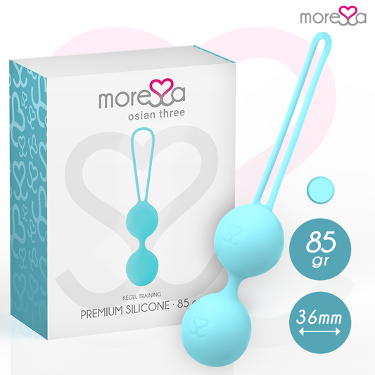 MORESSA Osian Trois Silicone Turquoise Premium - Aura Intime