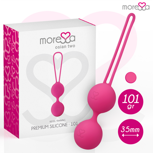 MORESSA Osian Deux Silicone Premium Rose - Aura Intime