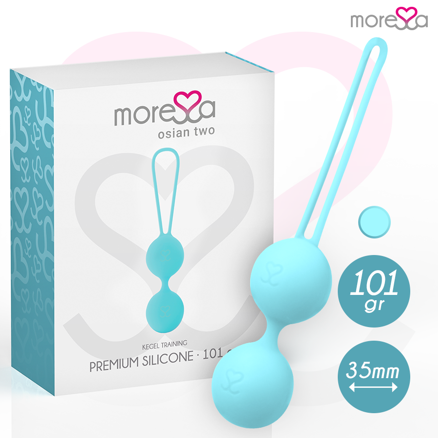MORESSA Osian Deux Silicone Turquoise Premium - Aura Intime