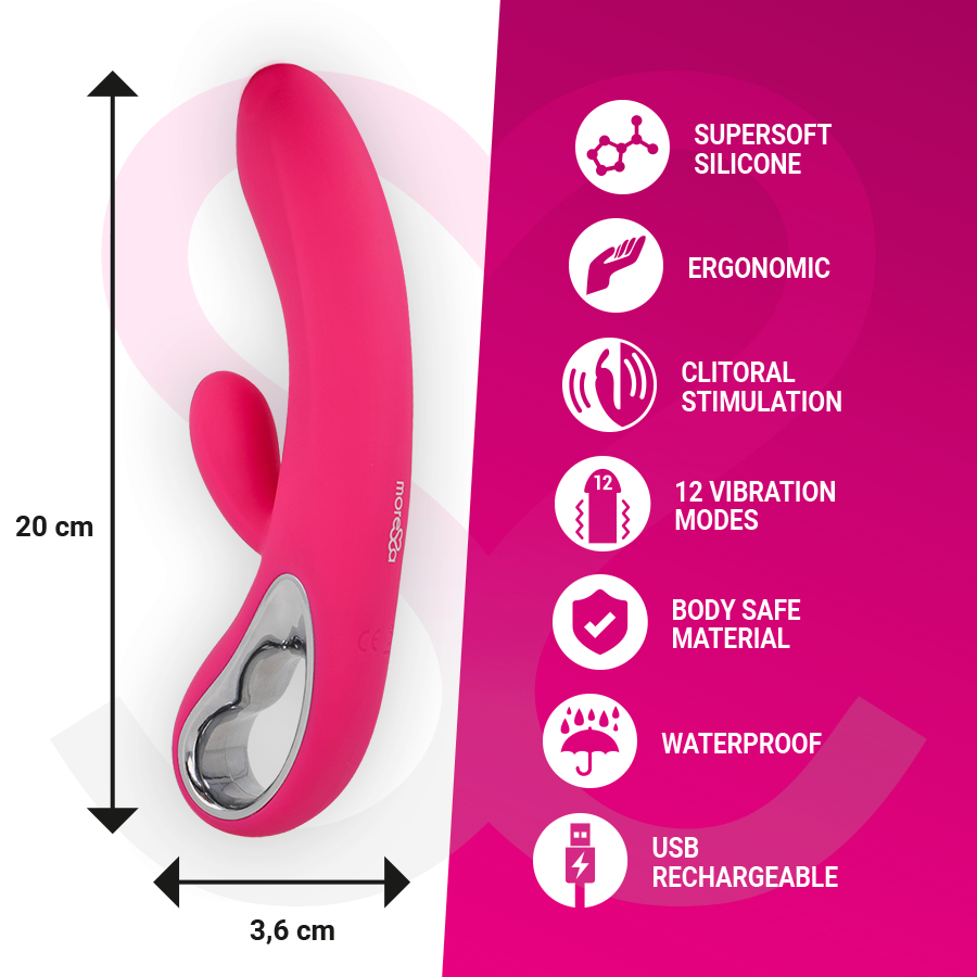 MORESSA Troy Rechargeable Silicone Premium — vue arrière