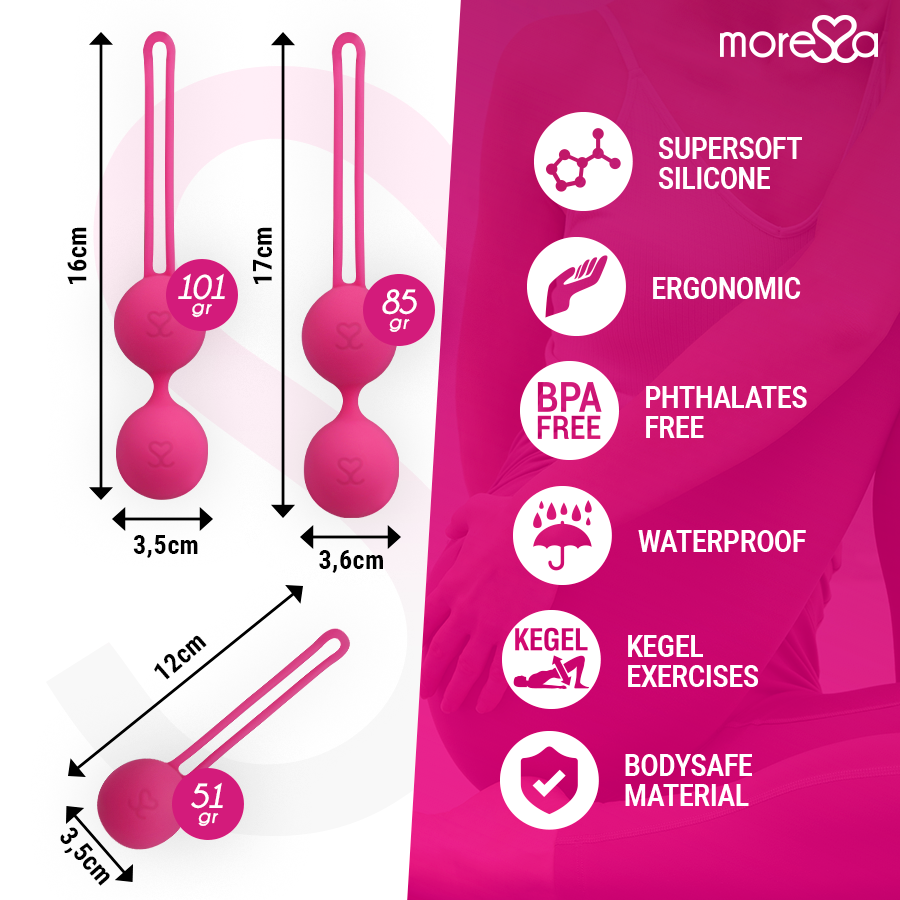 MORESSA Osian Set Premium Silicone Rose (Osian One - 51 G | Osian... — vue arrière
