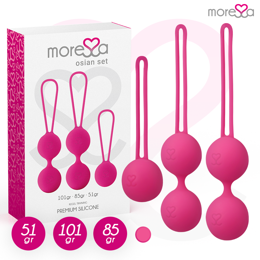 MORESSA Osian Set Premium Silicone Rose (Osian One - 51 G | Osian... - Aura Intime