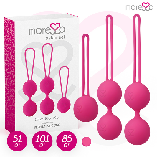 MORESSA Osian Set Premium Silicone Rose (Osian One - 51 G | Osian... - Aura Intime