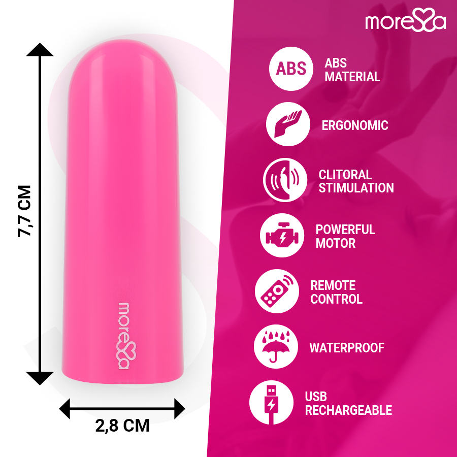 MORESSA Nix Vibrateur Télécommande Rose — vue alternative