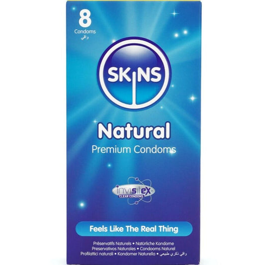 SKINS Préservatifs Naturels Premium Pack 8 - Aura Intime