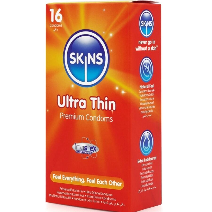 SKINS Pack 16 Préservatifs Ultra Fins Premium — vue détaillée