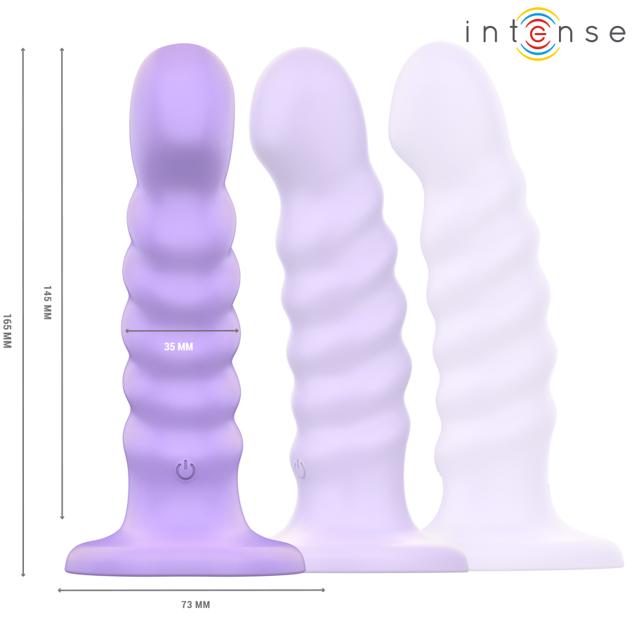 INTENSE REMOTE CONTROL Brenda Vibrateur Taille M Design Spirale 10 Vibrations Vi... — vue détaillée