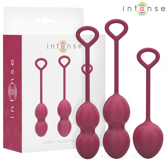 INTENSE HEALTH KEGEL Kit Charli Kegel Ball Bourgogne - Aura Intime