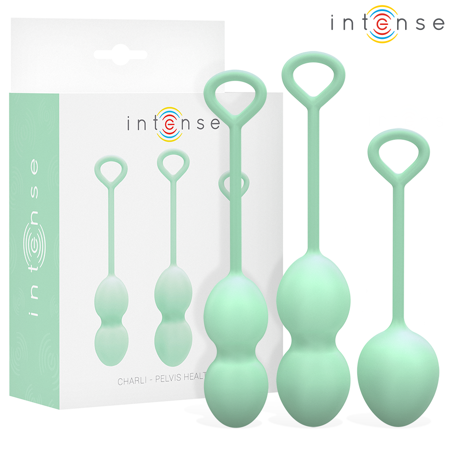 INTENSE HEALTH KEGEL Kit Boules Kegel Charli Vert Clair - Aura Intime