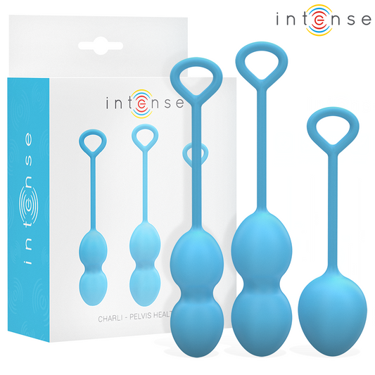 INTENSE HEALTH KEGEL Charli Kegel Ball Kit Bleu - Aura Intime