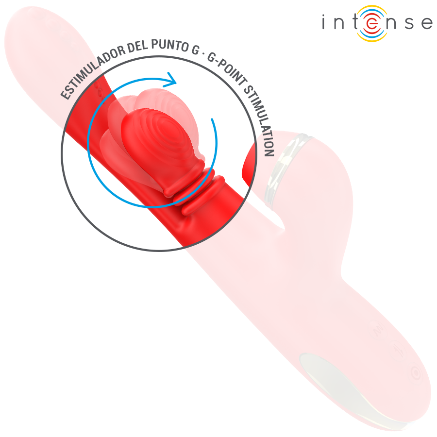 INTENSE HIGH TECH STIMULATEUR CLITORIS MULTIFONCTION KATY 4 TÊTES INTERCHAN... — accessoires inclus