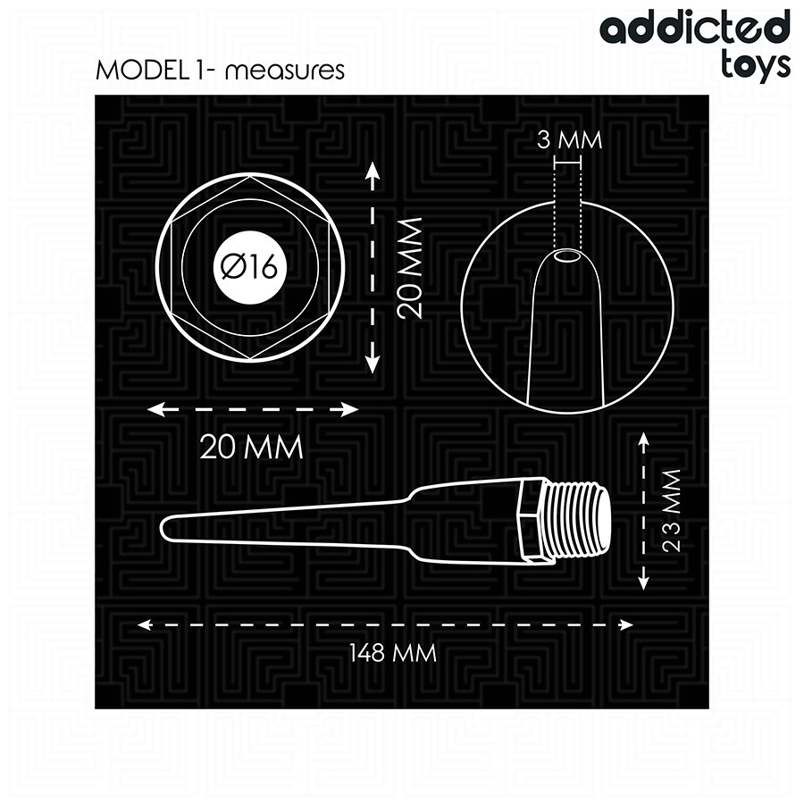 ADDICTED TOYS Nettoyant Anal Adaptateur Universel Modèle 1 — accessoires inclus
