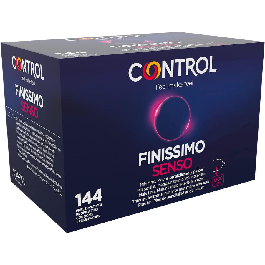 CONTROL CONDOMS Préservatifs Finissimo Senso 144 Unités - Aura Intime