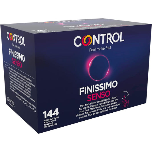 CONTROL CONDOMS Préservatifs Finissimo Senso 144 Unités - Aura Intime