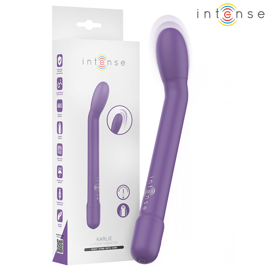 INTENSE HIGH TECH Stimulateur Point G Rechargeable Karlie Violet - Aura Intime